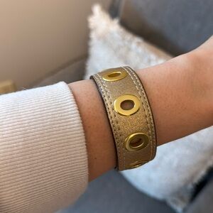Coach Leather Bracelet